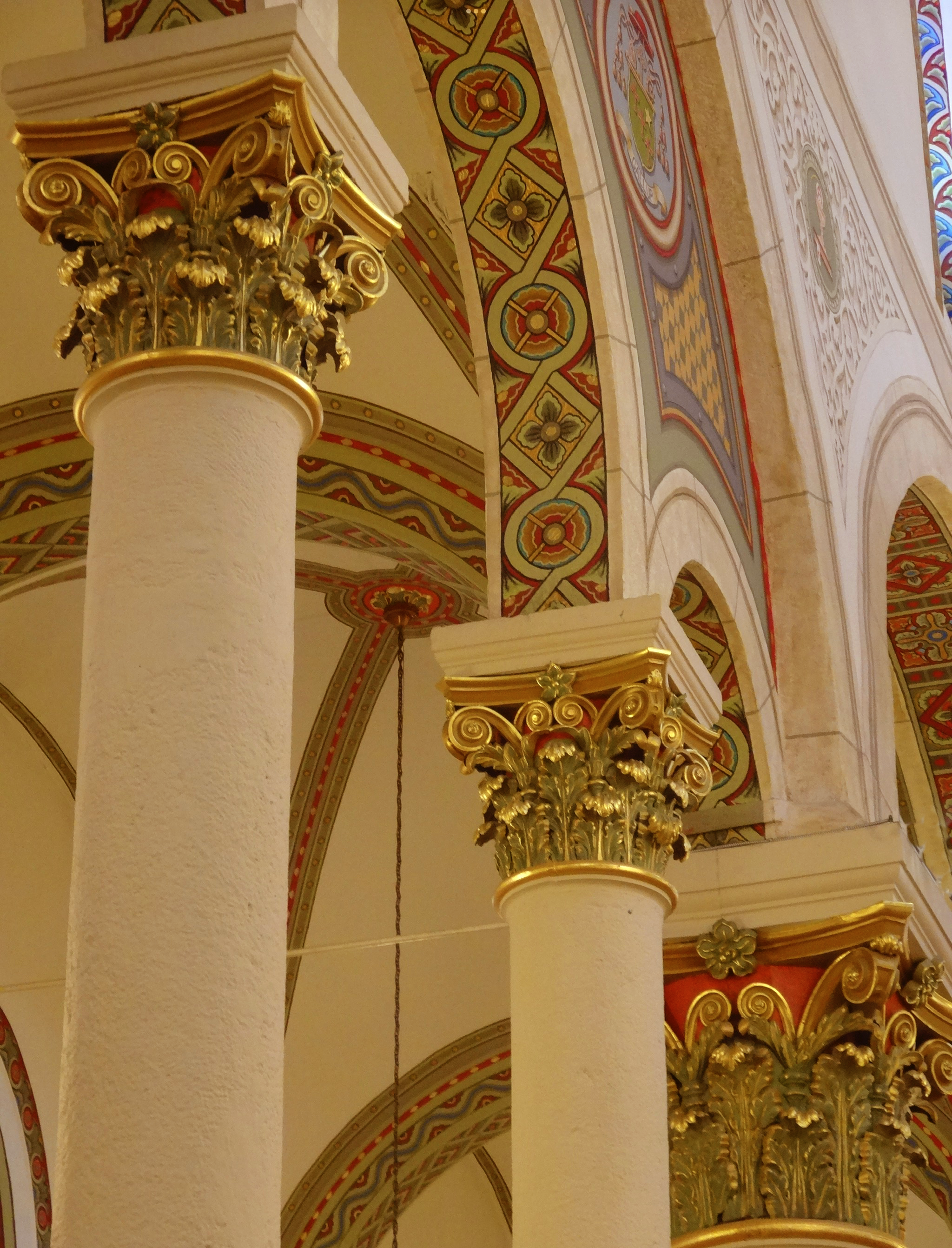 Gilded Column Detail
