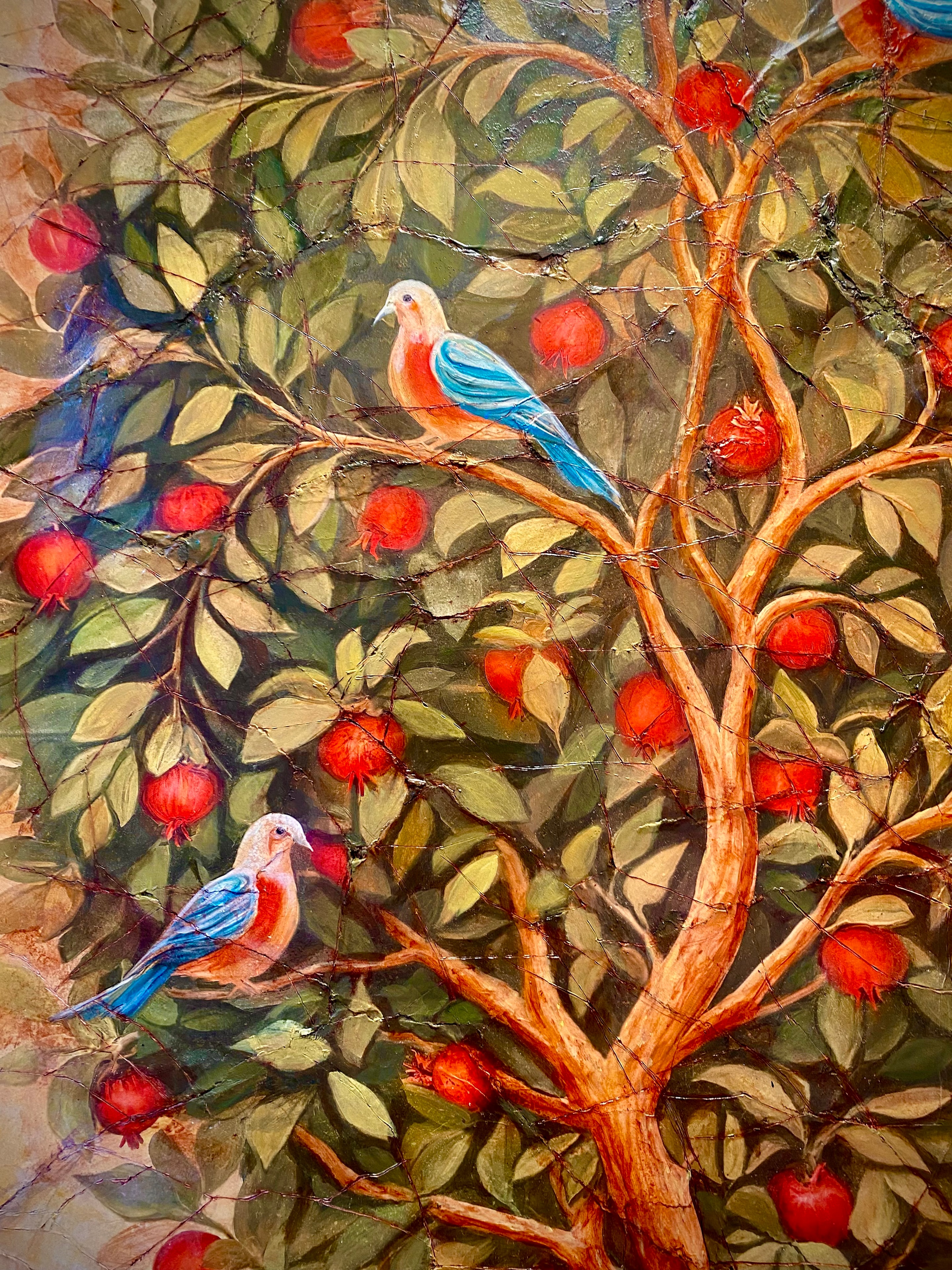 Pomegranate Tree Fresco — Private Residence
